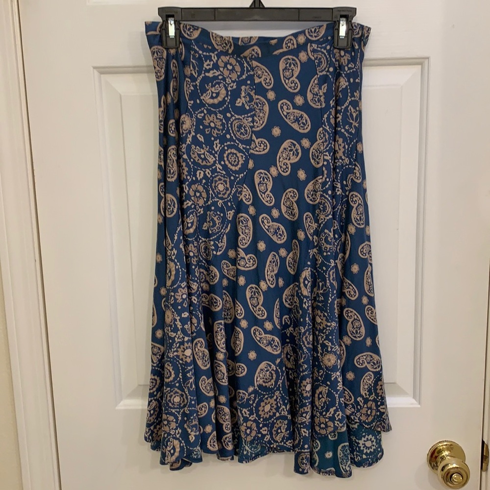 Banana Republic Blue Skirt Petite